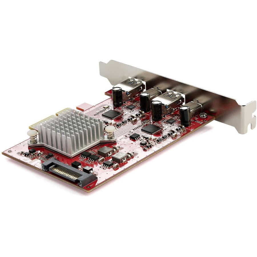 StarTech.com 4-Port USB PCIe Card, 10Gbps USB PCI Express Expansion Card with 2 Controllers, 2x USB-C & 2x USB-A ports (USB 3.2 Gen 2) StarTech.com 4-Port USB PCIe Card, 10Gbps USB PCI Express Expansion Card with 2 Controllers, 2x USB-C & 2x USB-A ports (USB 3.2 Gen 2)